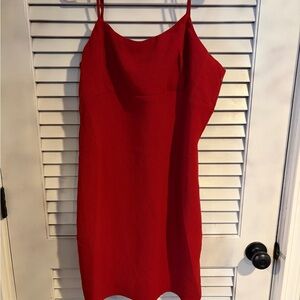 Elegant Red Mini Dress NWT